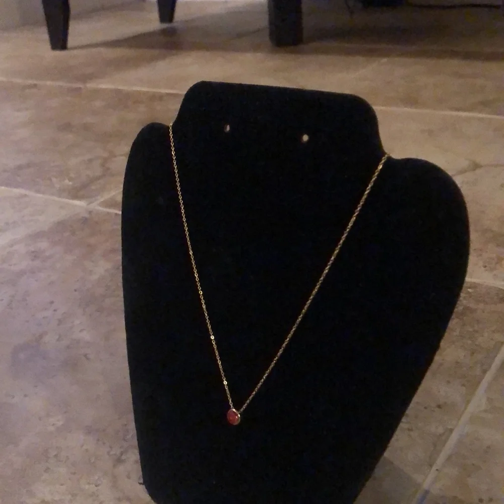 Minimalist Gemstone Necklace - Picture 9 of 11